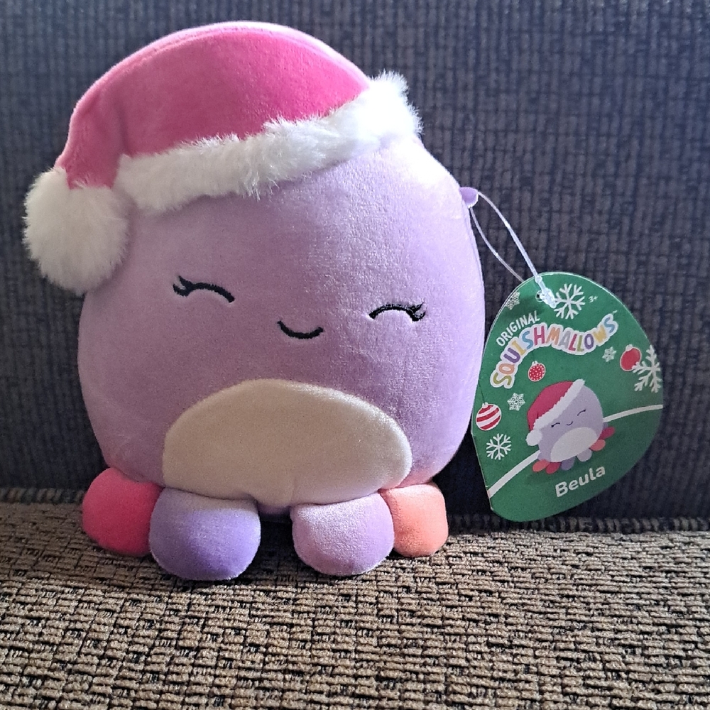 Beula The 5" Octopus Christmas Holiday Plush Squishmallow